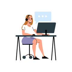 Woman working at office