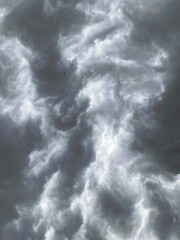 Obraz premium storm clouds over the storm