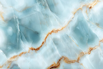 Stunning abstract background of polished marble texture with natural blue and brown veins, creating a soothing and luxurious visual effect.