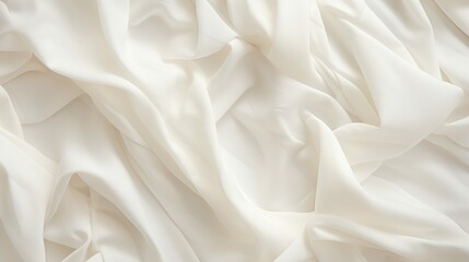 Obraz premium crumpled off white texture background