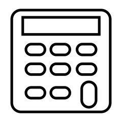 calculator icon illustration