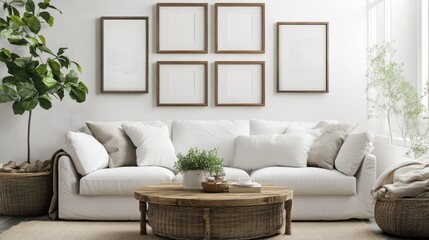 Fototapeta premium living room interior