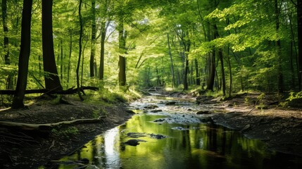 Fototapeta premium woods wooded area