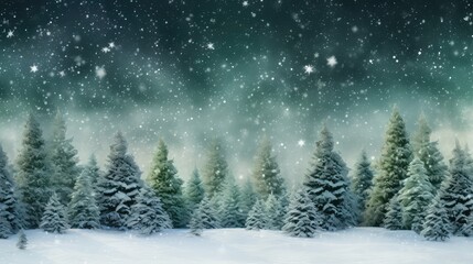 Fototapeta premium trees green christmas backgrounds