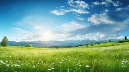 wildflowers spring field background