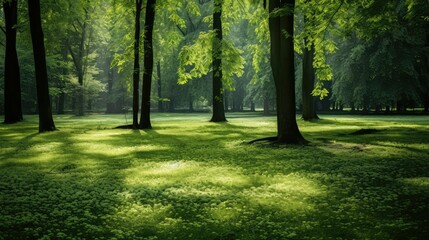 Fototapeta premium tranquility green patterns