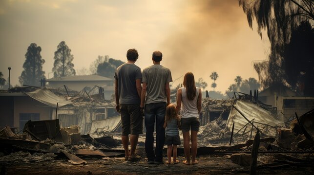 family disaster fire