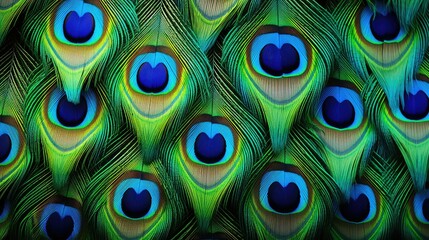 Obraz premium colors blue green gradients