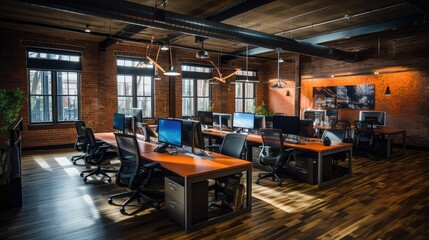 exposedbrick office real estate