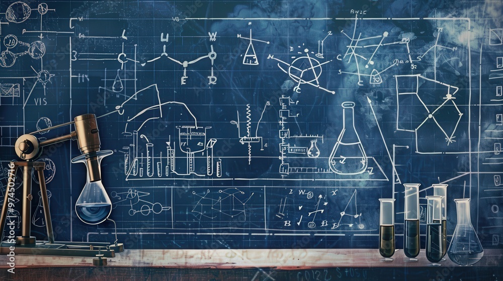 Poster blueprint of a scientific experiment with multiple trials, showing how repetition and replication ar