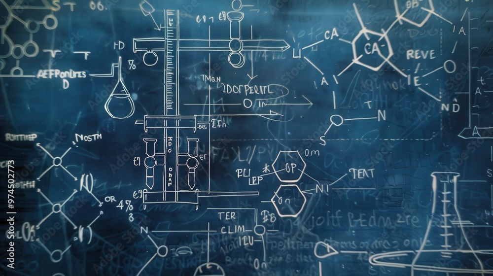 Poster blueprint of a scientific experiment with multiple trials, showing how repetition and replication ar