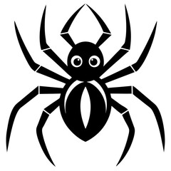 Halloween Spider vector icons on white background