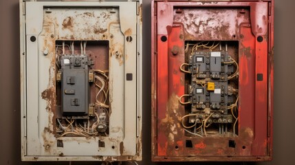 transformation electrical panel house