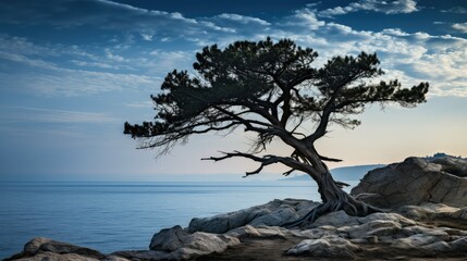 Obraz premium strength tree pine