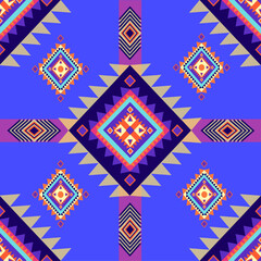 seamless pattern with elements Geometric Ethnic pattern,
Native American tribal fabric, tile, carpet, vector,
