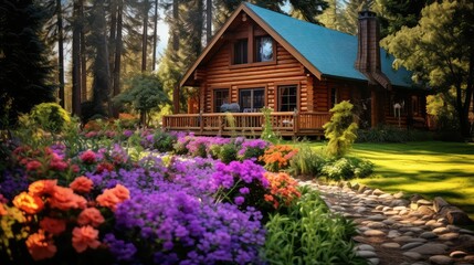 Obraz premium flowers medicare wood