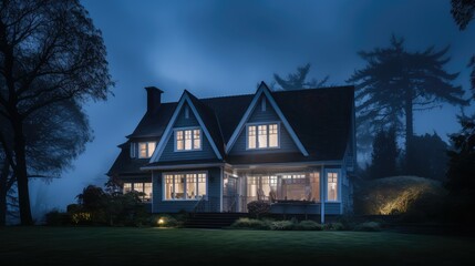 frosted window tint house