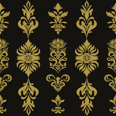 seamless damask pattern