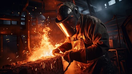 molten hot metal