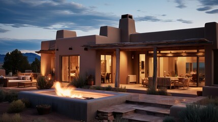 adobe new mexico house