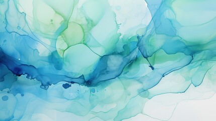 color blue green alcohol ink background