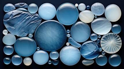 crystals blue calcite