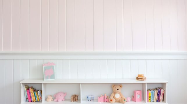 wall white board and batten