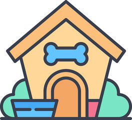 Dog house icon