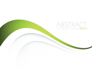 Green graphic geometric triangle overlap vector layer background for text and message design