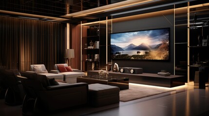 panels wall tv