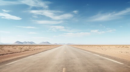 Fototapeta premium barren road to