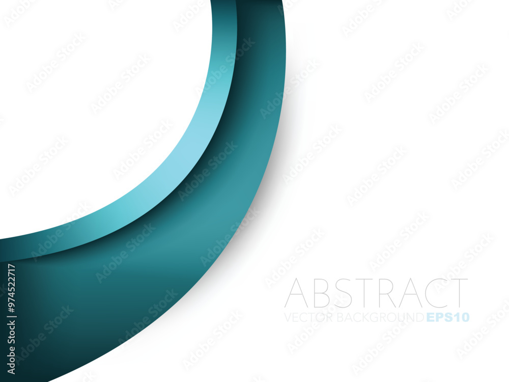 Fototapete green graphic geometric triangle overlap vector layer background for text and message design