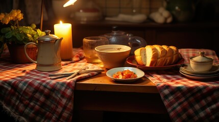 Obraz premium pot home table