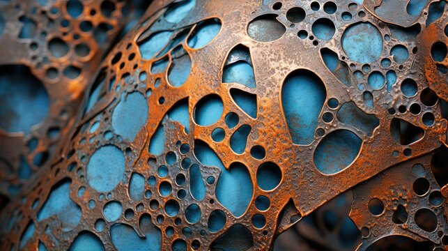 texture blue rust