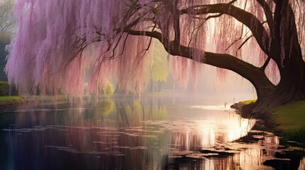 Fototapeta premium weeping spring landscapes