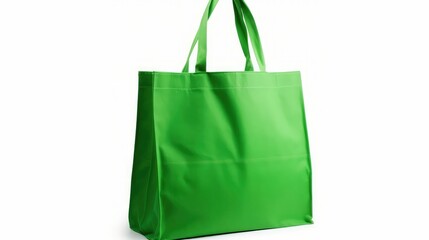 canvas grocery bag isolated