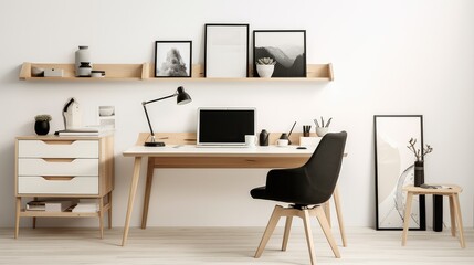 aesthetic home office desk