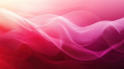 A smooth gradient from deep red to soft pink, overlaid with a minimalistic, abstract pattern resembling gentle waves.