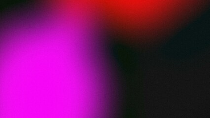 Vibrant colorful grainy gradient on a dark background, horizontal composition