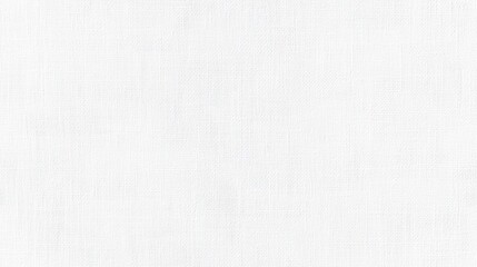 Fototapeta premium Lightly wrinkled white fabric texture with a subtle linen weave effect. Perfect for background designs, textile mockups, or interior decor themes.