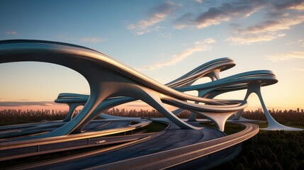 overpass road architecture