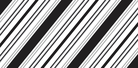 Black and white diagonal stripes seamless pattern background.