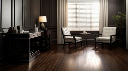 office wood flooring room