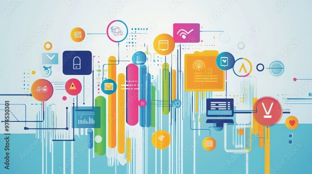 Poster the future of digital marketing is data-driven, leveraging insights from big data and internet netwo