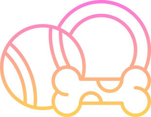 Pet toys icon