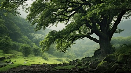 Fototapeta premium nature lonely tree
