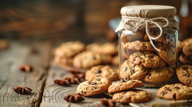 Minimalist Background: Tasty Vector Design of Cookies, Cakes, and Coffee for International Chocolate Day