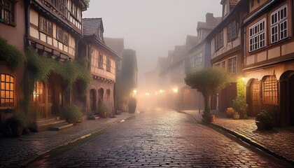 Fototapeta premium street in the town