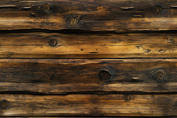 Obraz premium Wooden seamless pattern painted brown. Design template of old wood for texture, backgrounds and backdrops