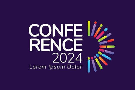 Modern Colorful Conference Logo Template